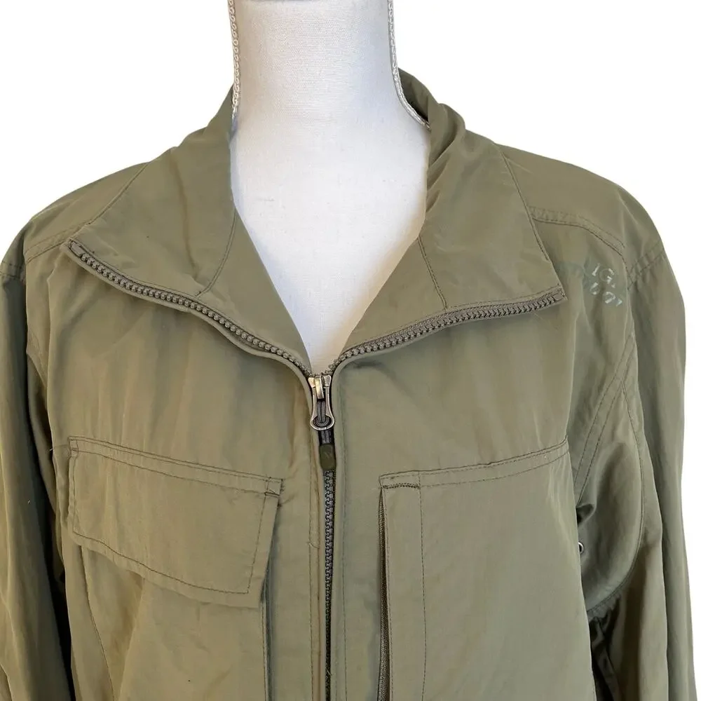 Aigle Actimum Jacket Men's Medium M Nylon Pockets Zip Up Outdoor Active Gorpcore